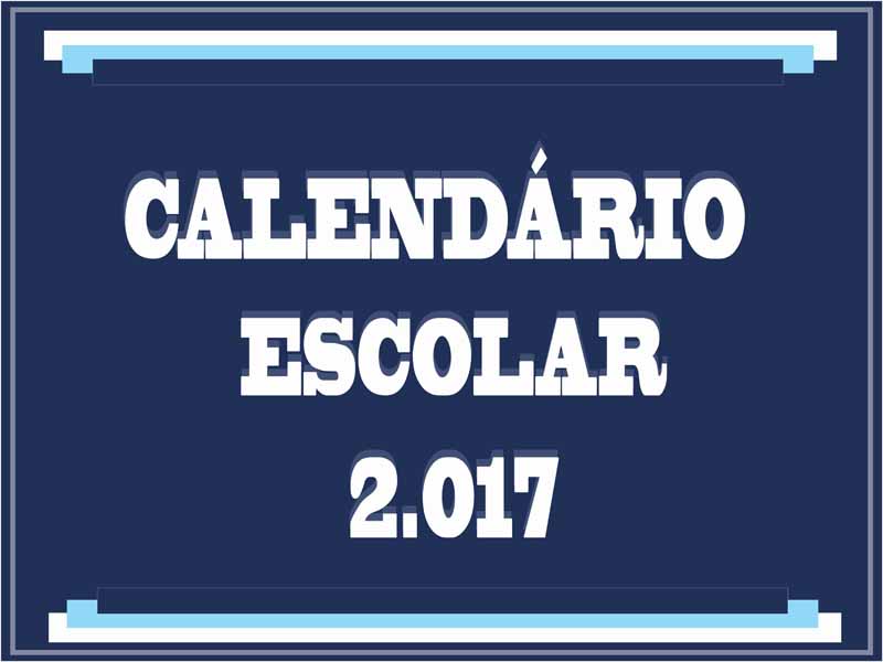 CALENDRIO ESCOLAR DE 2017