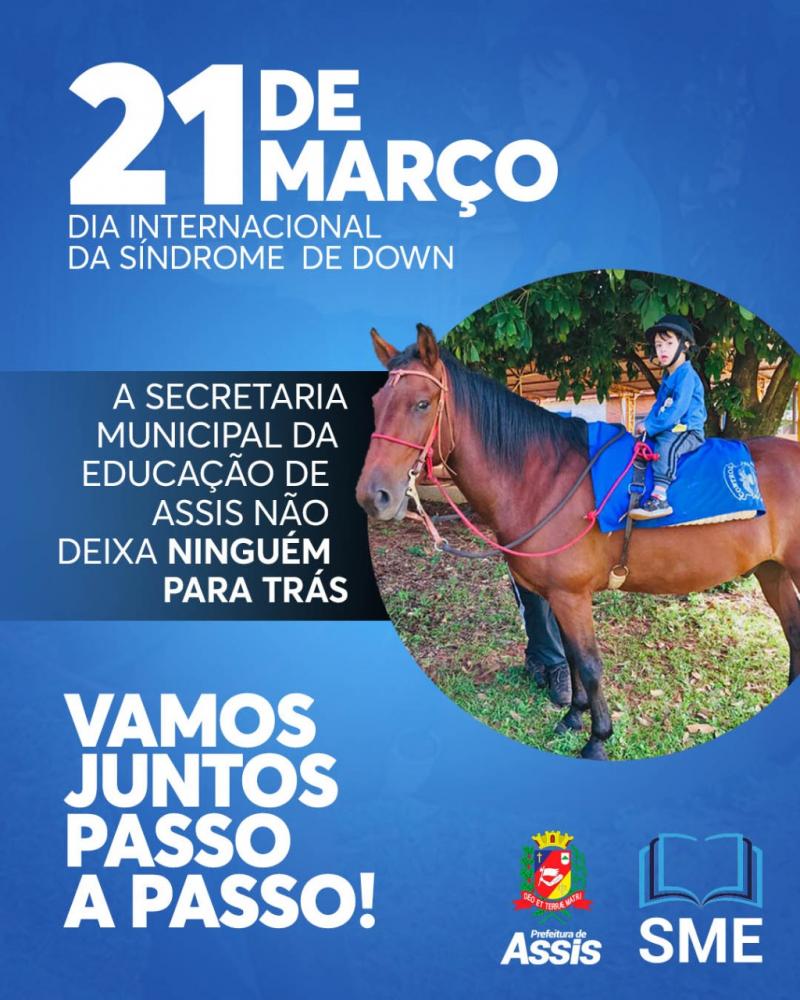 21 de Maro-Dia Internacional da Sndrome de Down