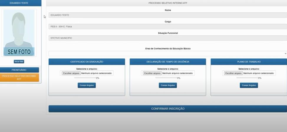 SME disponibiliza tutorial para docentes se inscreverem no processo de seleo interna de Assistente Tcnico Pedaggico