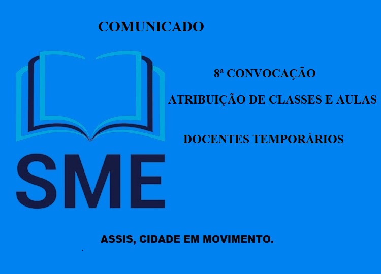 8 CONVOCAO PARA SESSO DE ATRIBUIO DE CLASSES E AULAS DOCENTES TEMPORRIOS