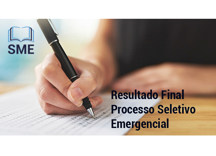 Resultado Final Processo Seletivo Emergencia