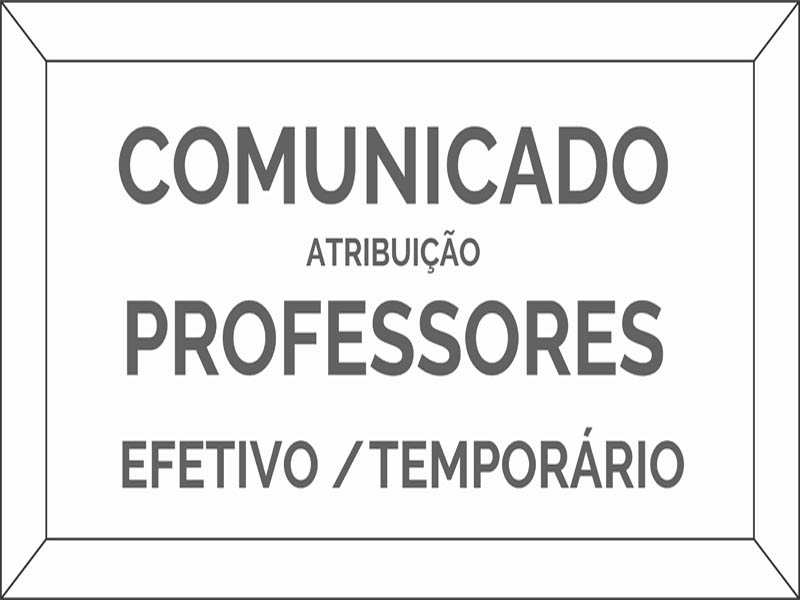 ATRIBUIO PARA PROFESSORES EFETIVOS/TEMPORRIOS