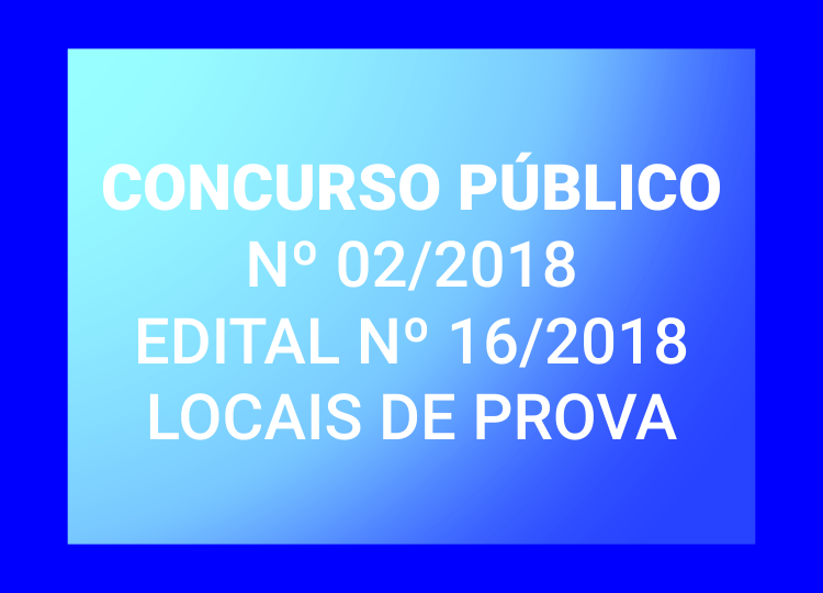 Locais de prova