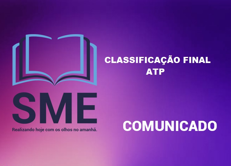 PROCESSO SELETIVO INTERNO - ATP CLASSIFICAO FINAL