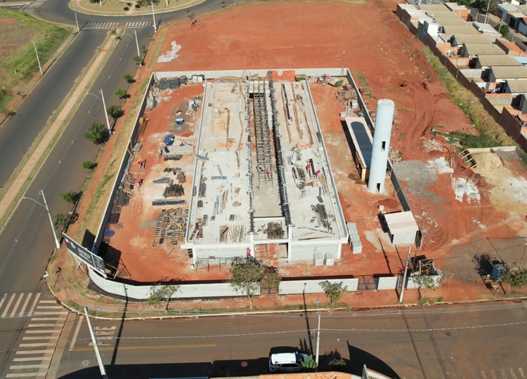 Nova Creche e Pr-Escola no Jardim Nossa Senhora de Ftima avana com 34% das obras executadas