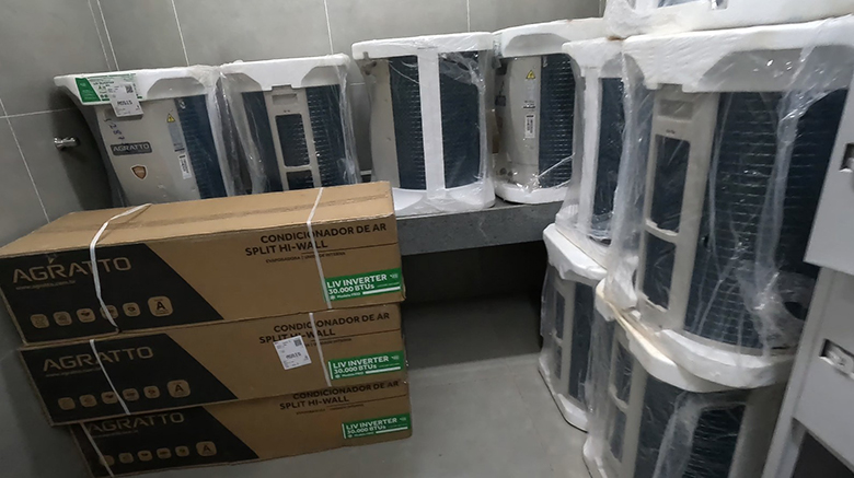 Prefeitura de Assis inicia instalao de ar-condicionado e ventiladores nas escolas municipais