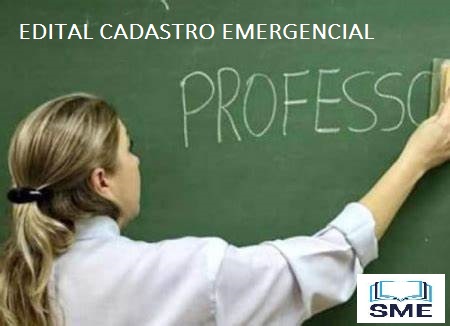 EDITAL PARA CADASTRO EMERGENCIAL